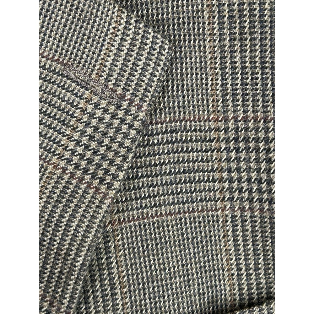 Vintage LAUREN Ralph Lauren Men's Blazer/Sport Coat 100% Wool 44L -‎ Gray Brown - Picture 13 of 16